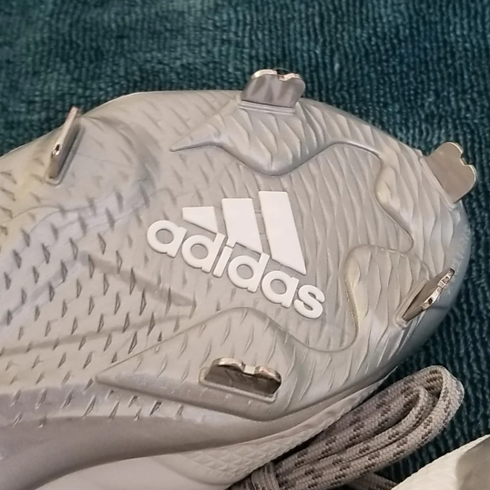 adidas Icon Bounce Softball Cleats White Size 7